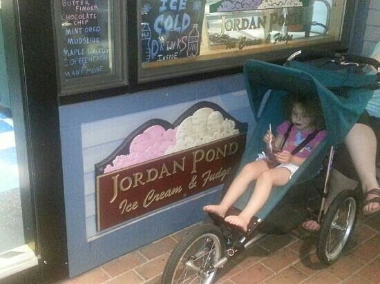Jordan Pond Ice Cream and Fudge